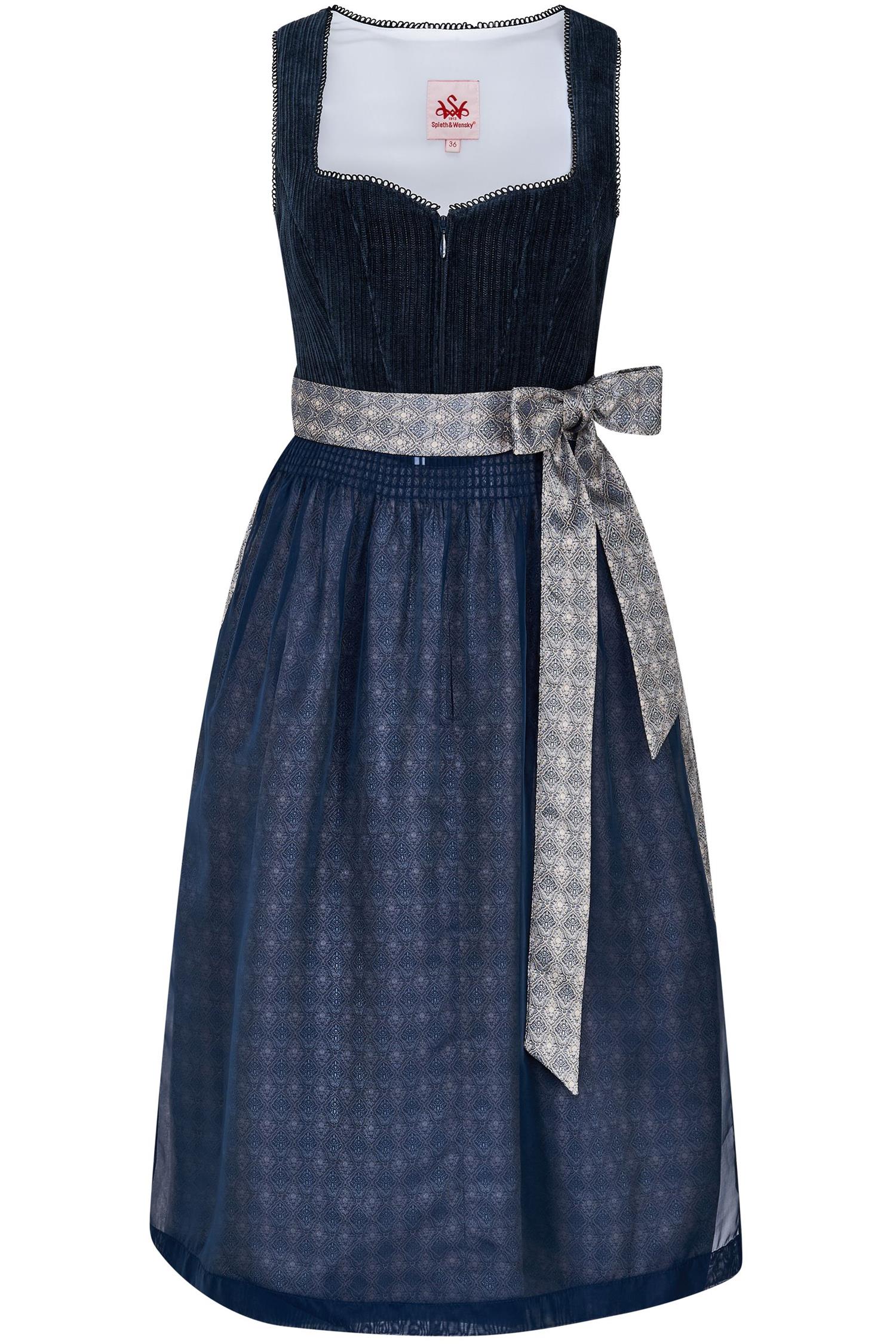 Spieth & Wensky Dirndl Hildor in Blau 